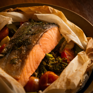 Salmon En Papillote